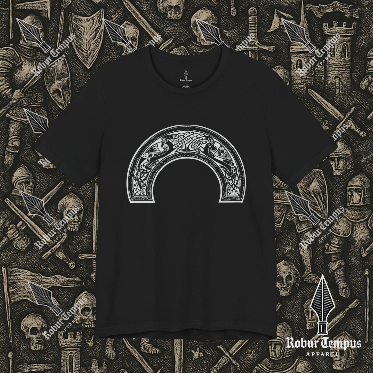 Nordic Horseshoe Pattern T-Shirt