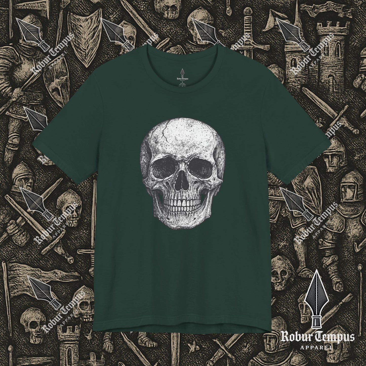 Detailed Skull T-Shirt