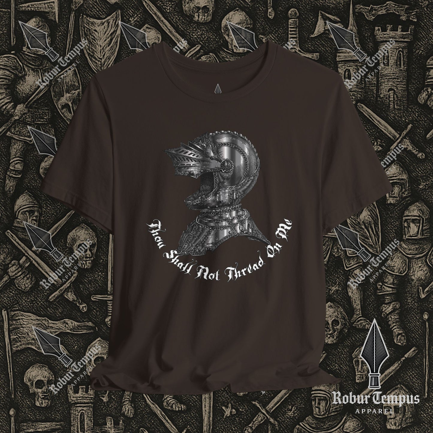 Thou Shall Not Thread On Me Helmet T-Shirt
