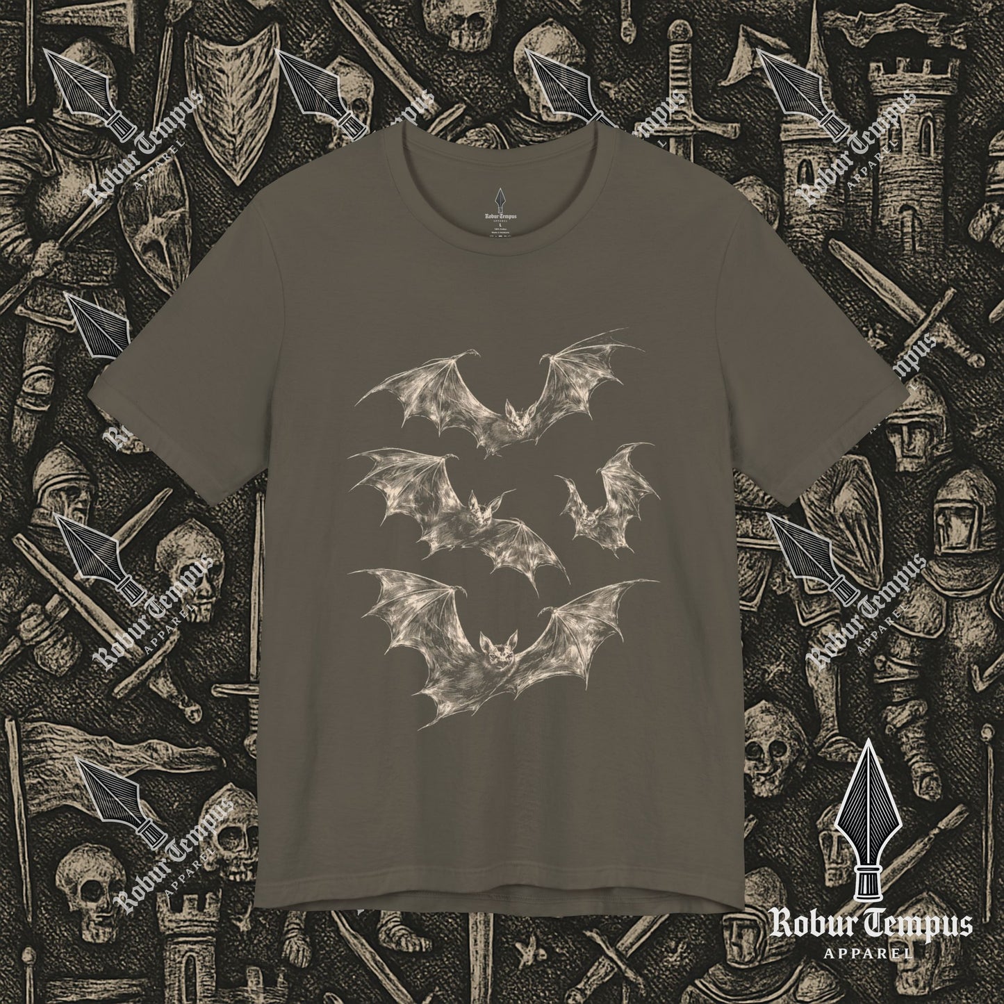 Four Bats Graphic T-Shirt