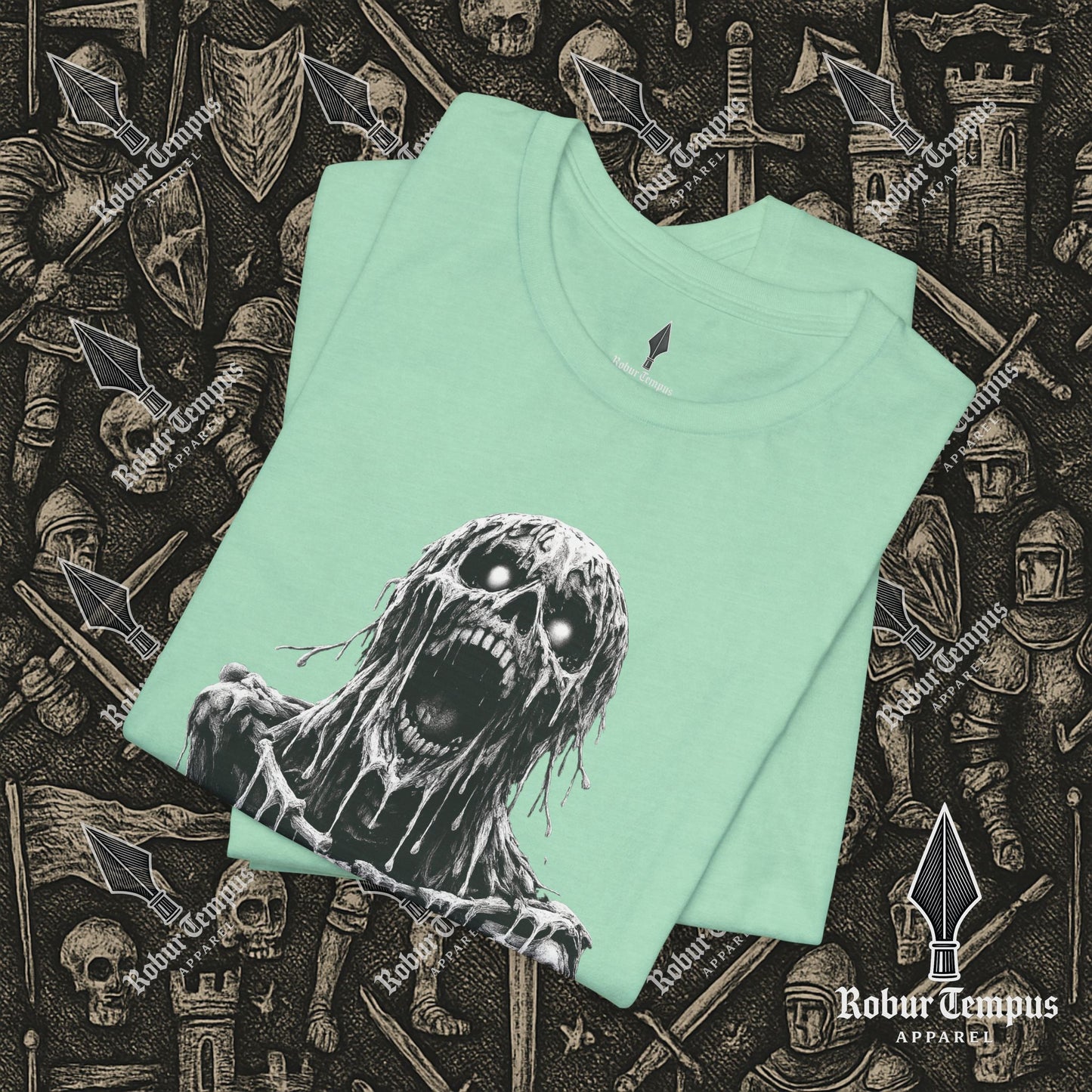 Screaming Skeleton Graphic T-Shirt