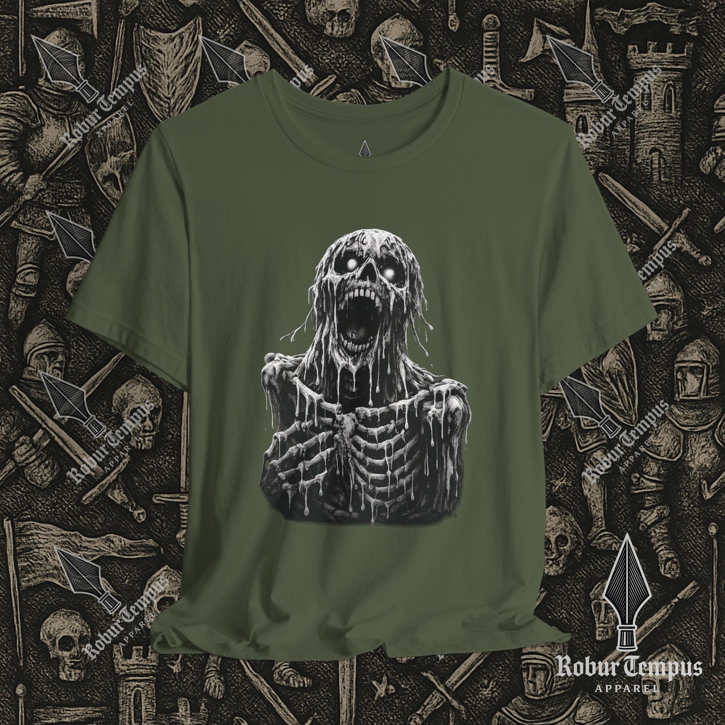 Screaming Skeleton Graphic T-Shirt