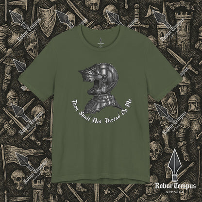 Thou Shall Not Thread On Me Helmet T-Shirt