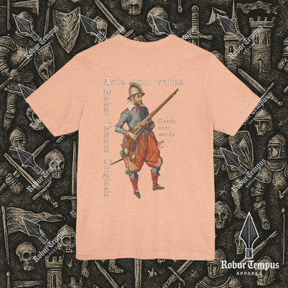 Acta non verba back print T-Shirt
