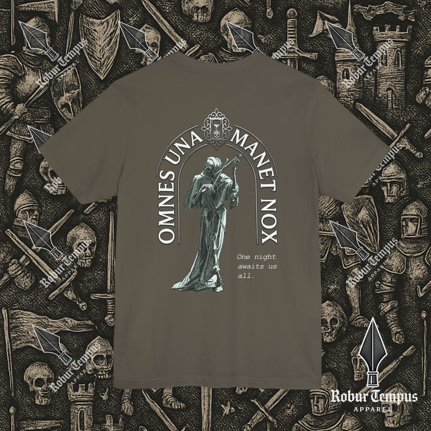 The Reaper Awaits back print T-Shirt