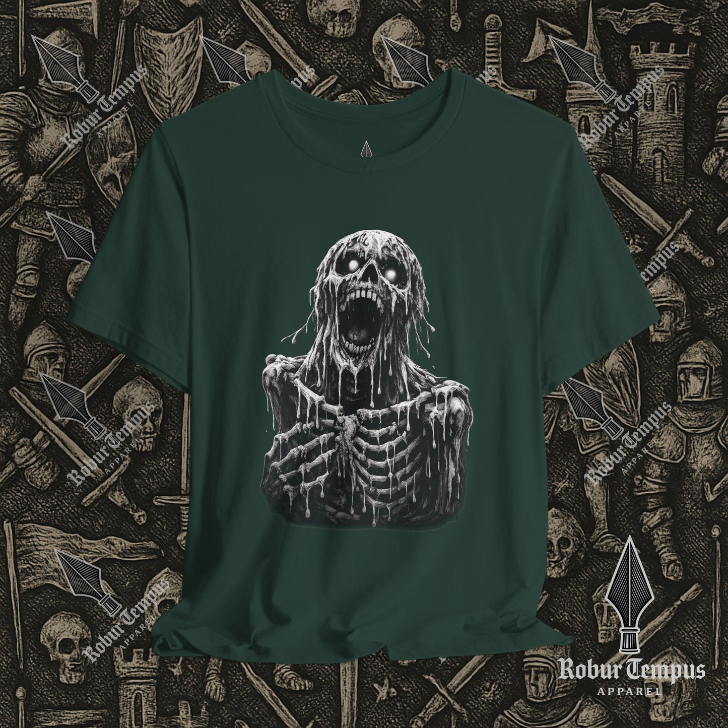 Screaming Skeleton Graphic T-Shirt