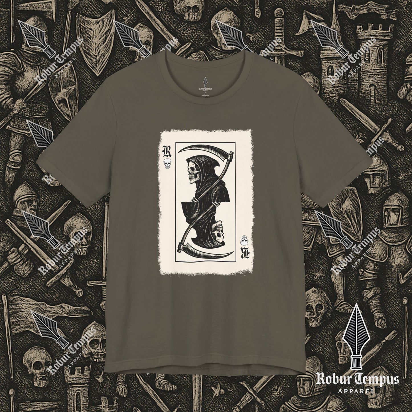 Grim Reaper Card T-Shirt