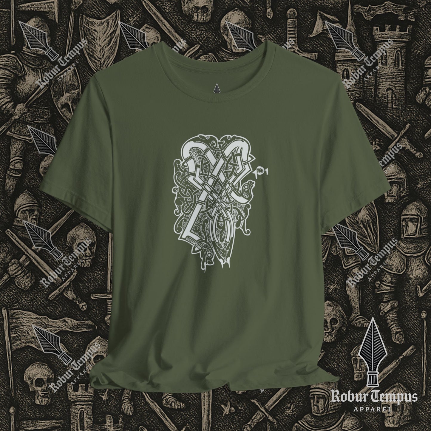 Nordic Dragon Pattern T-Shirt