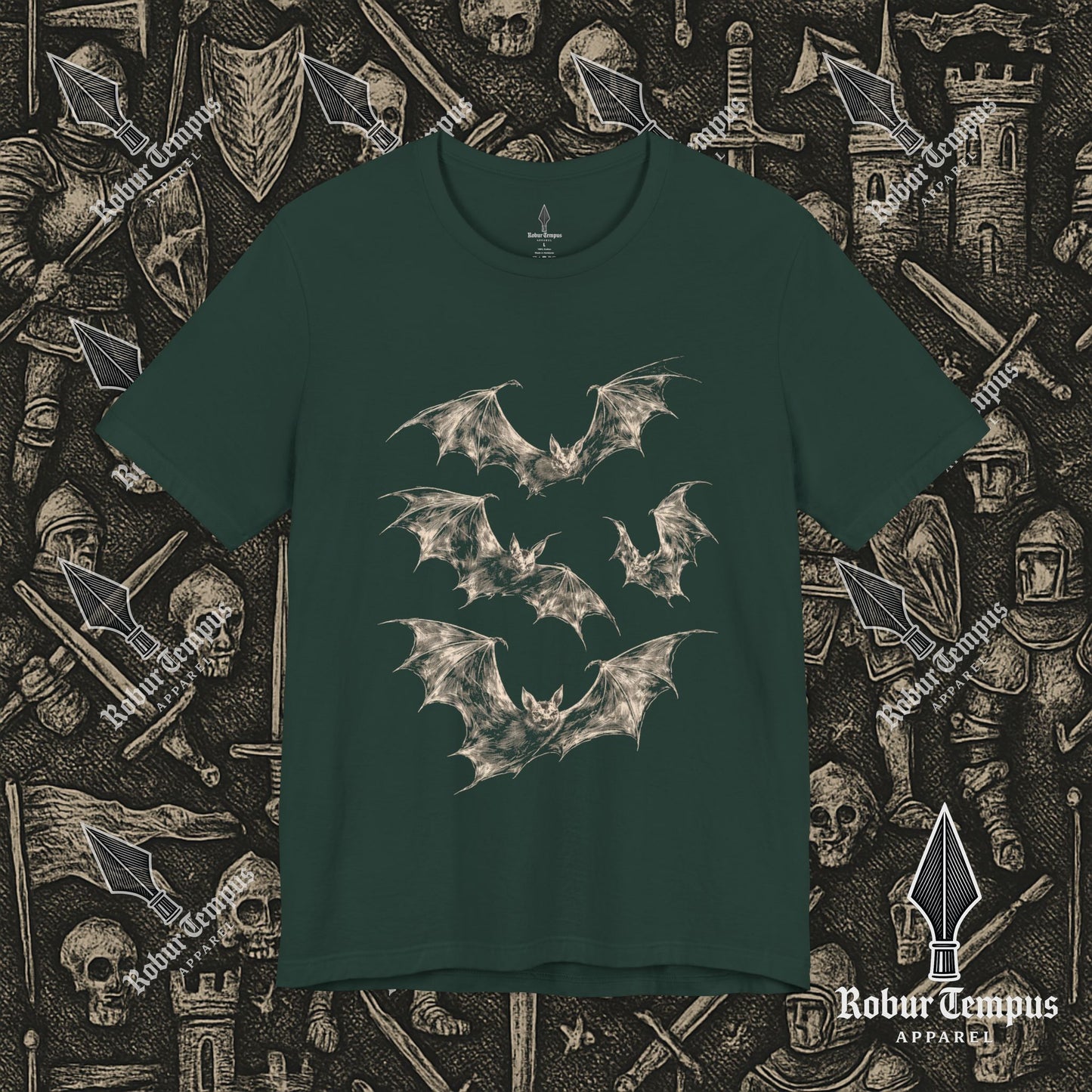 Four Bats Graphic T-Shirt