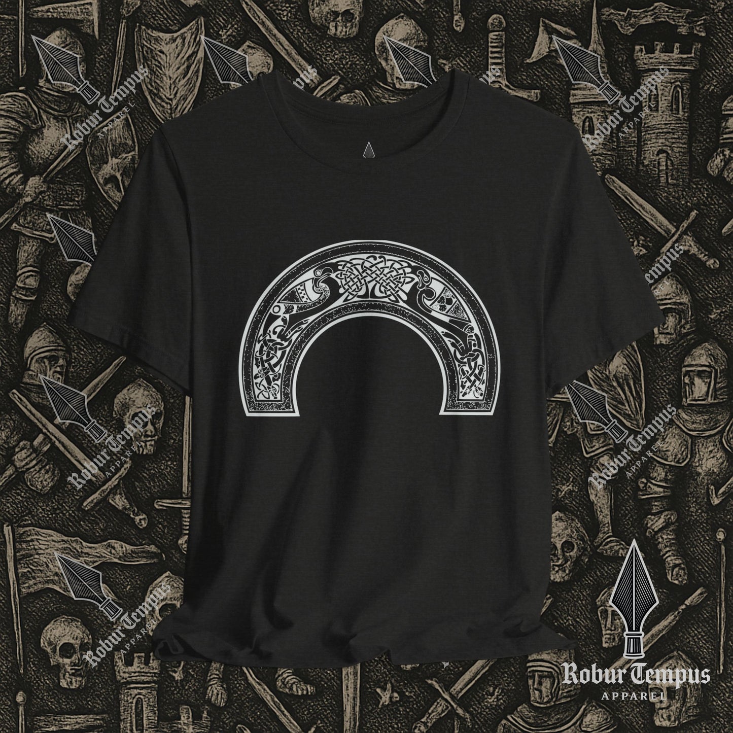 Nordic Horseshoe Pattern T-Shirt