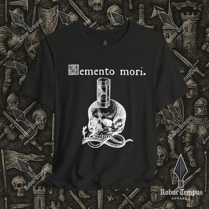 Memento Mori Skull Hourglass T-Shirt