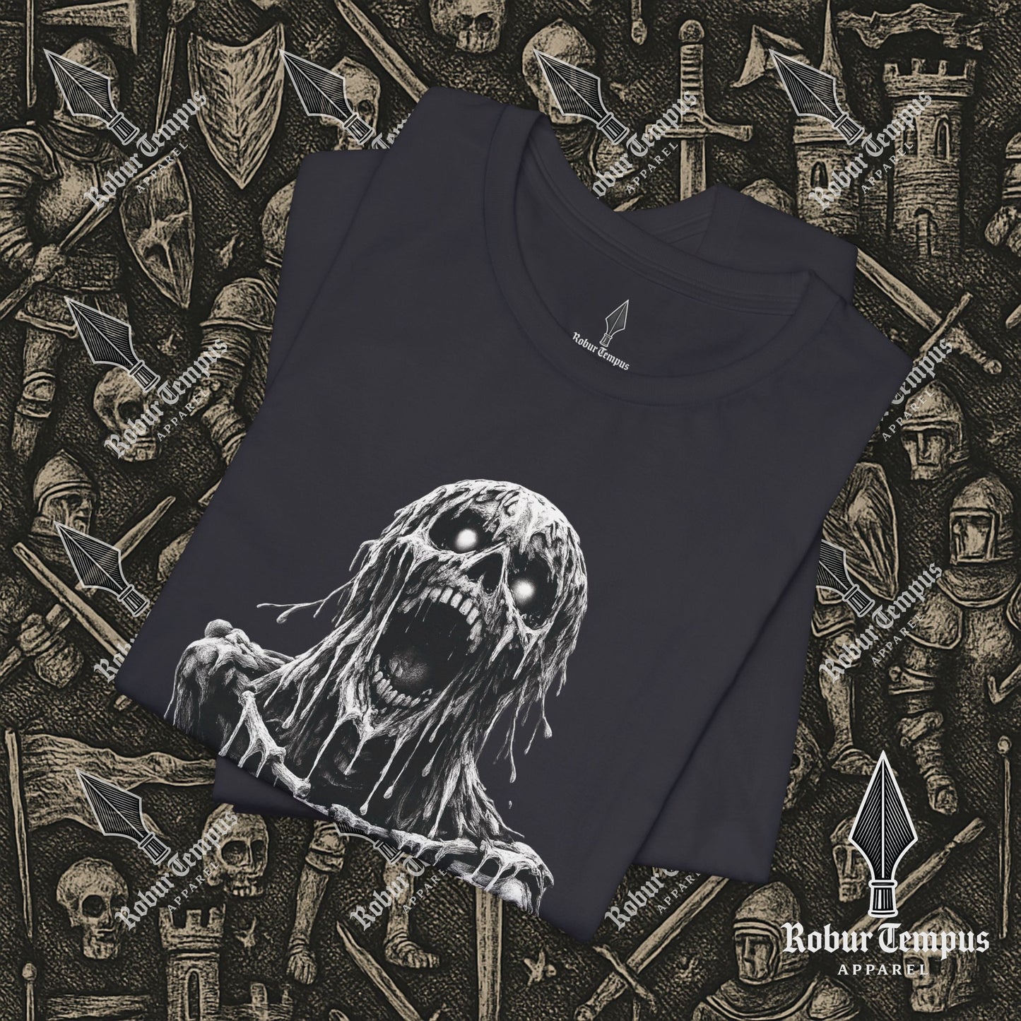 Screaming Skeleton Graphic T-Shirt