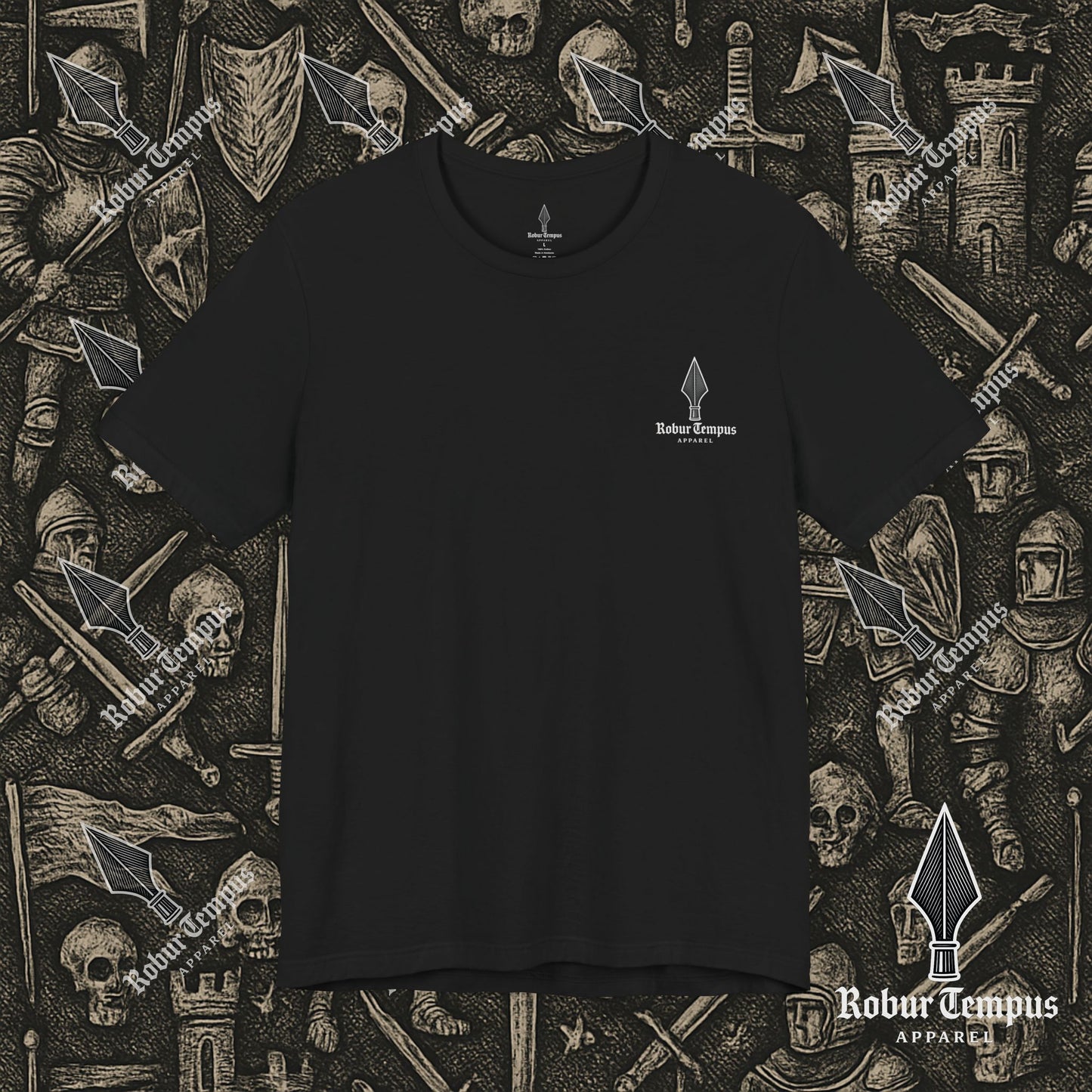 St Michael Schongauer back print T-Shirt
