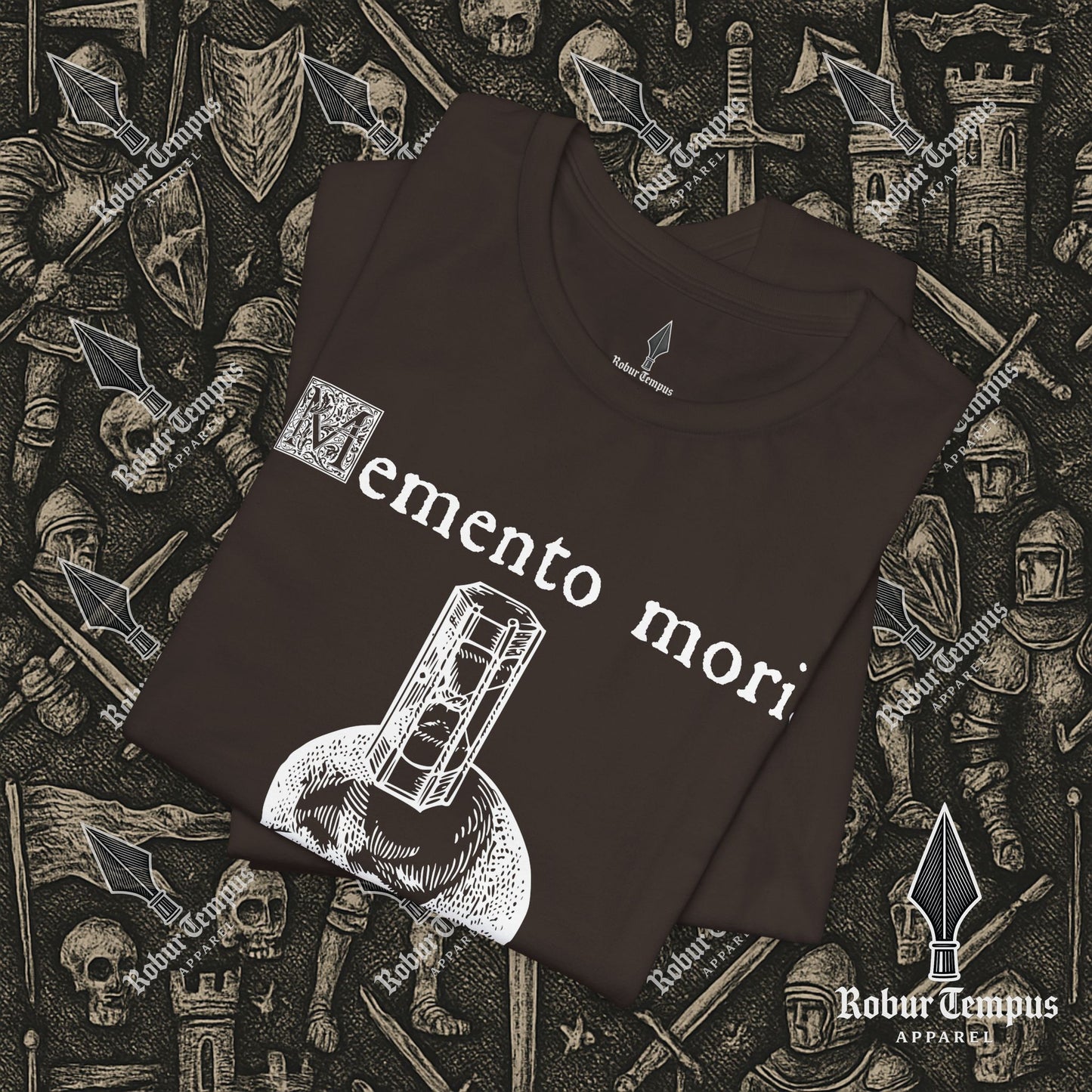Memento Mori Skull Hourglass T-Shirt
