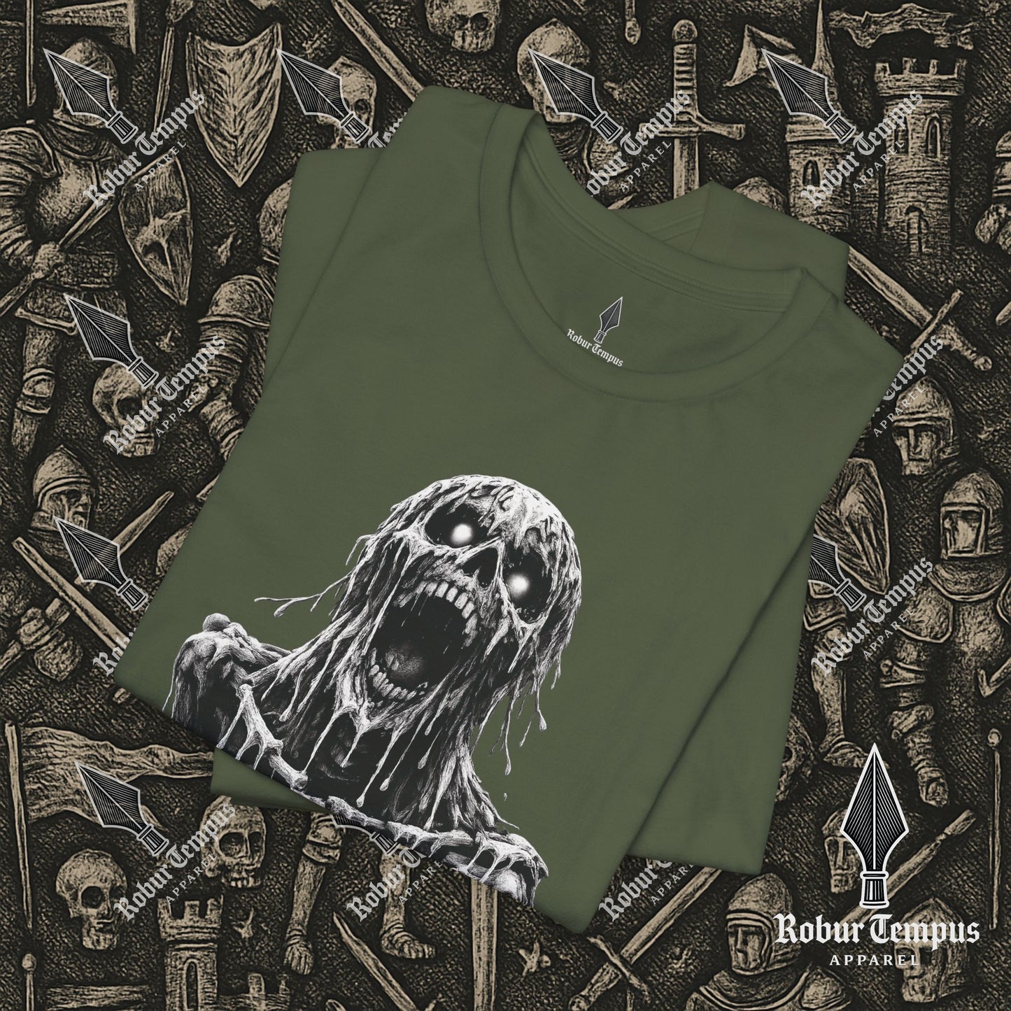 Screaming Skeleton Graphic T-Shirt