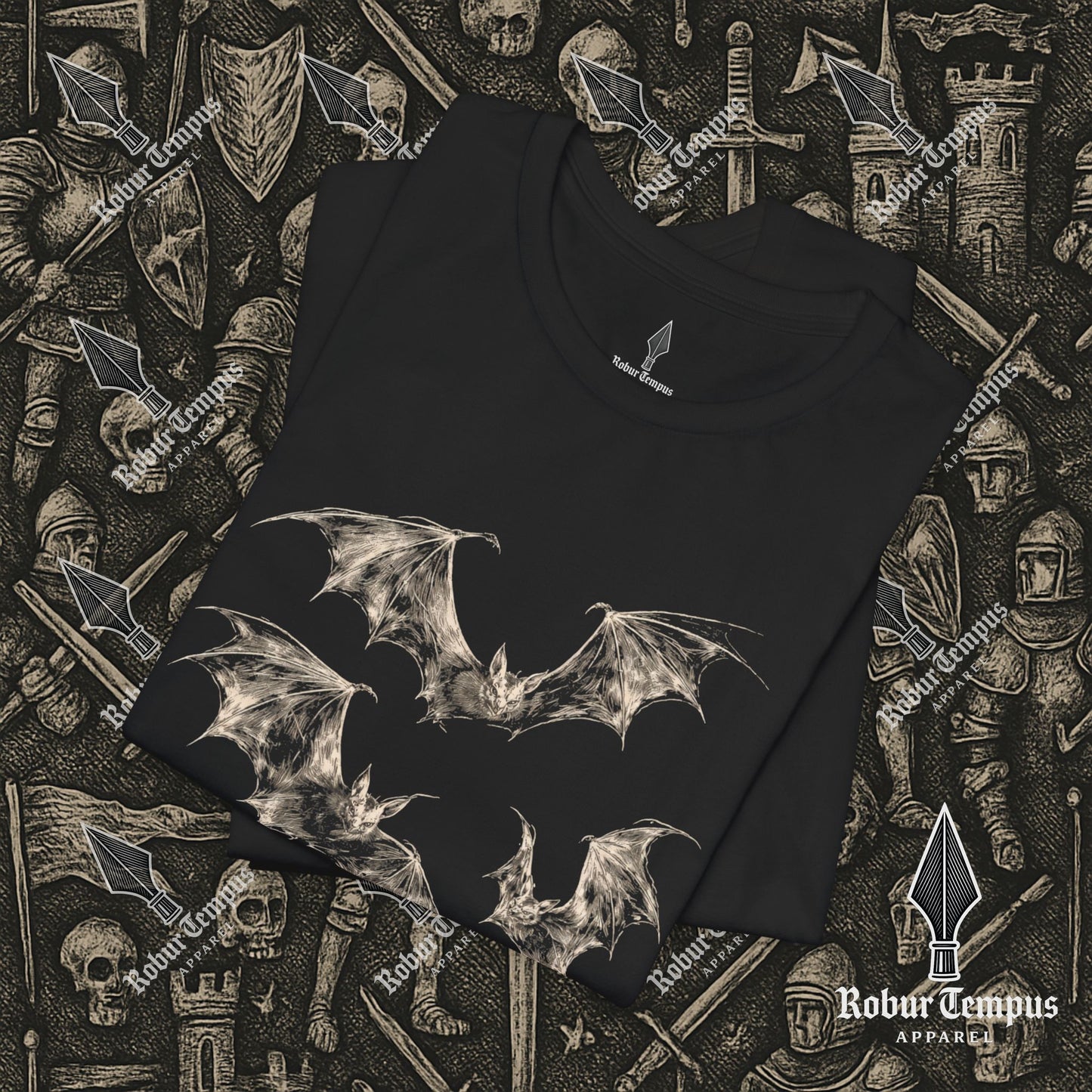 Four Bats Graphic T-Shirt