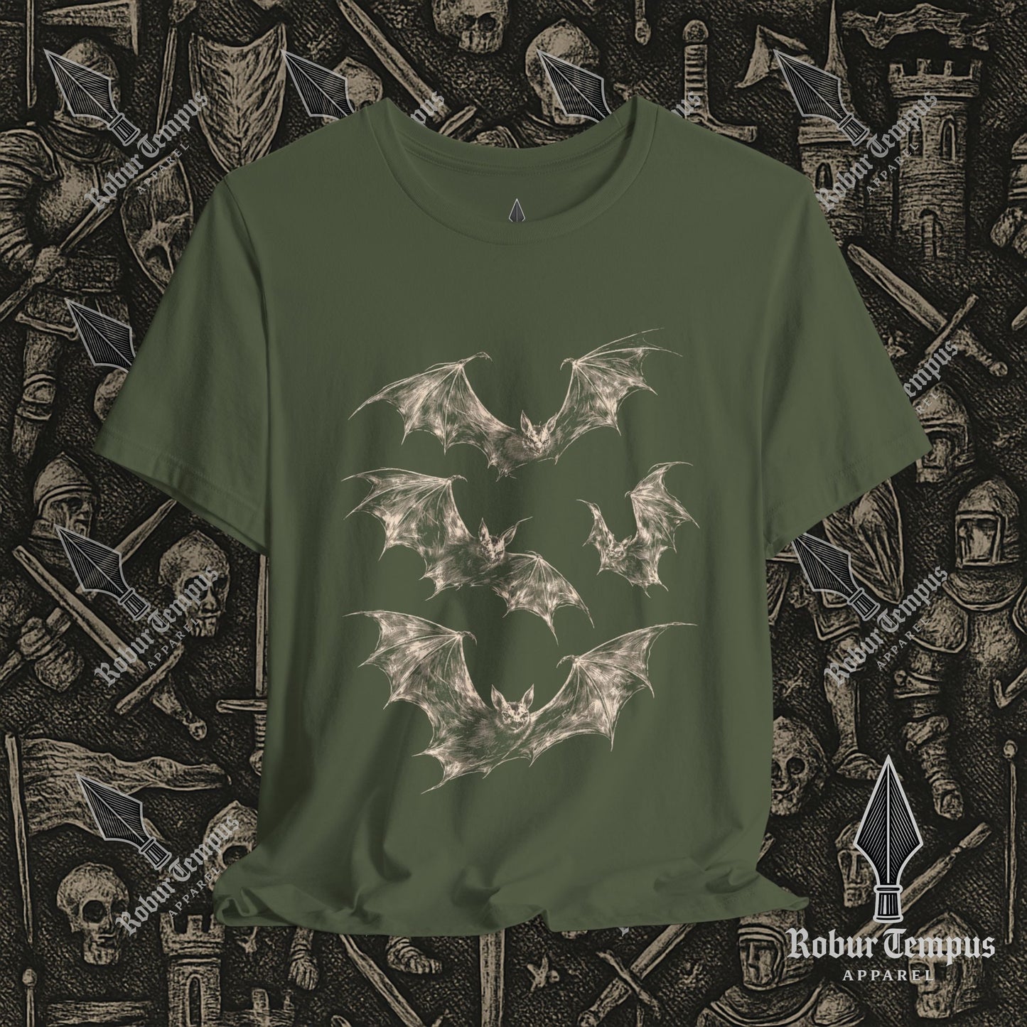 Four Bats Graphic T-Shirt