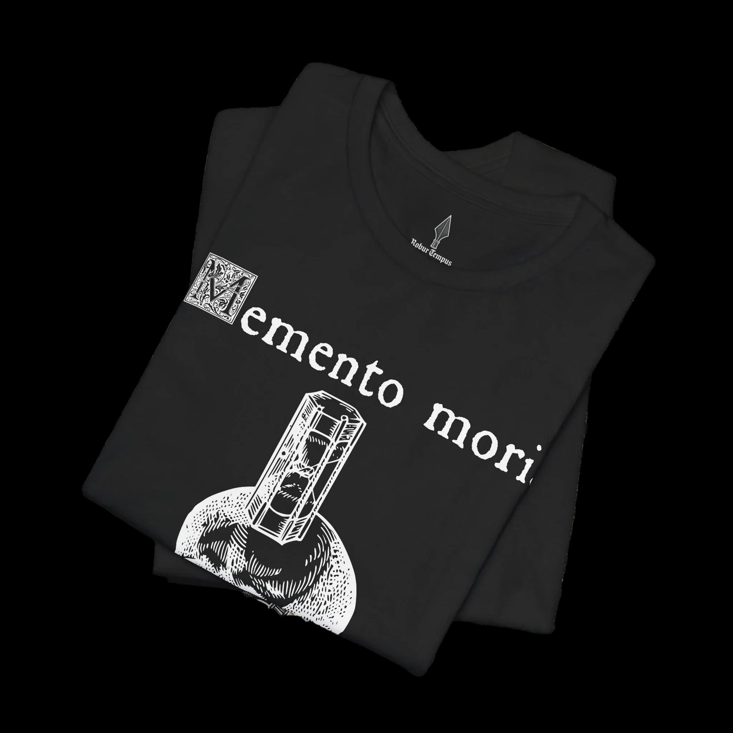 Memento Mori Skull Hourglass T-Shirt