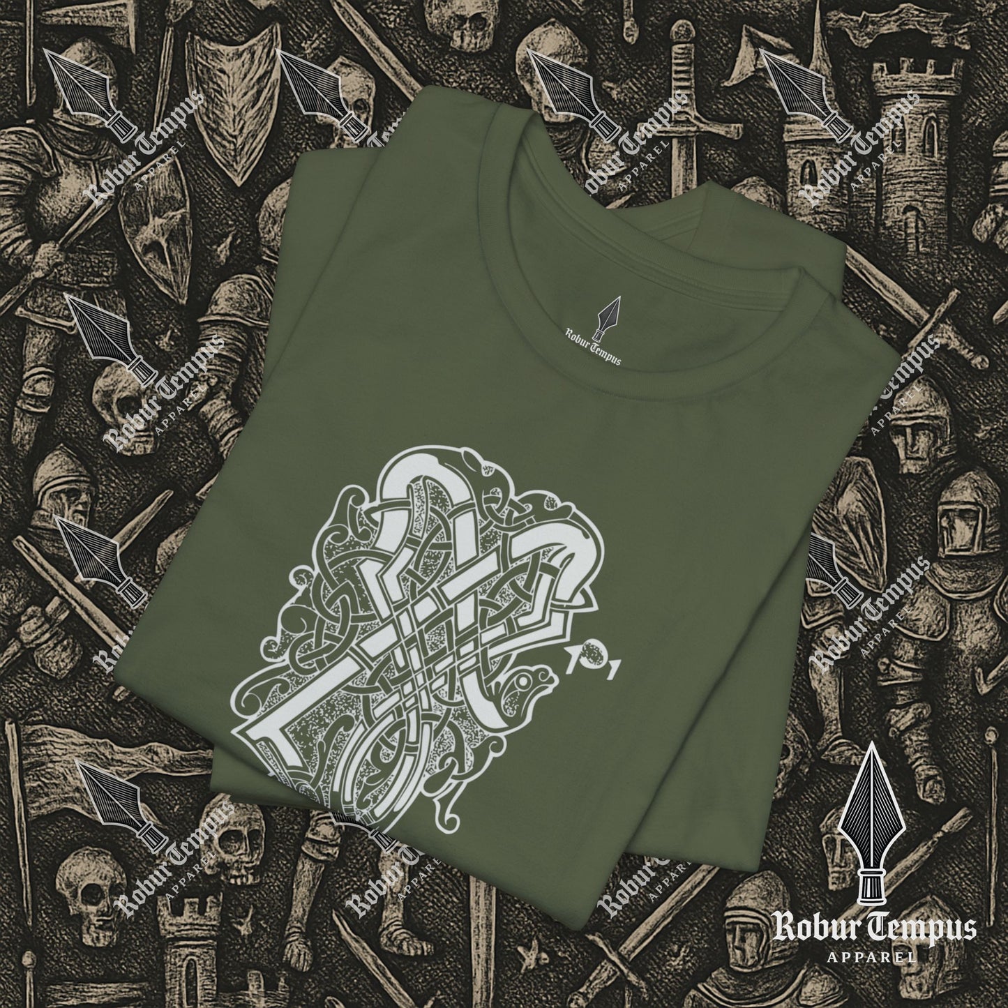 Nordic Dragon Pattern T-Shirt