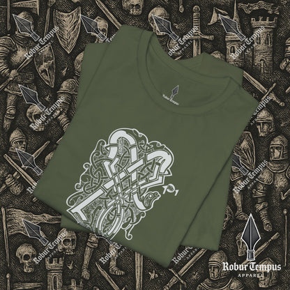 Nordic Dragon Pattern T-Shirt