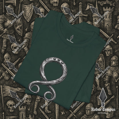 Steel Troll Cross Norse Charm Graphic T-Shirt