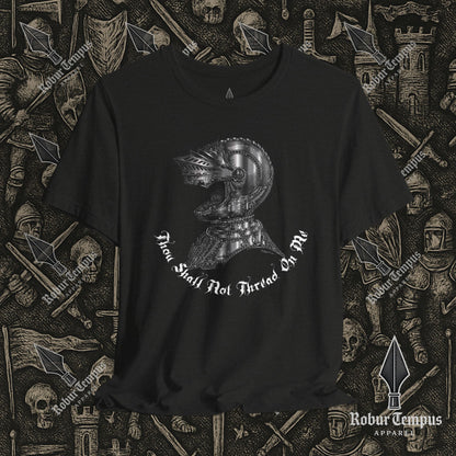 Thou Shall Not Thread On Me Helmet T-Shirt