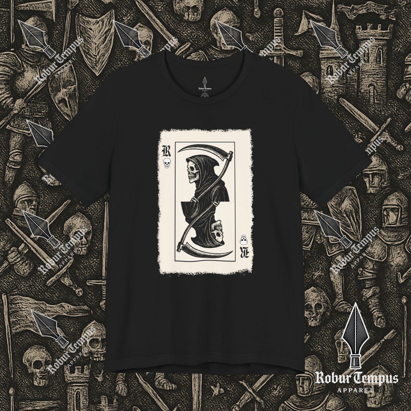 Grim Reaper Card T-Shirt
