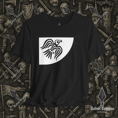 Norse Raven Banner Graphic T-Shirt