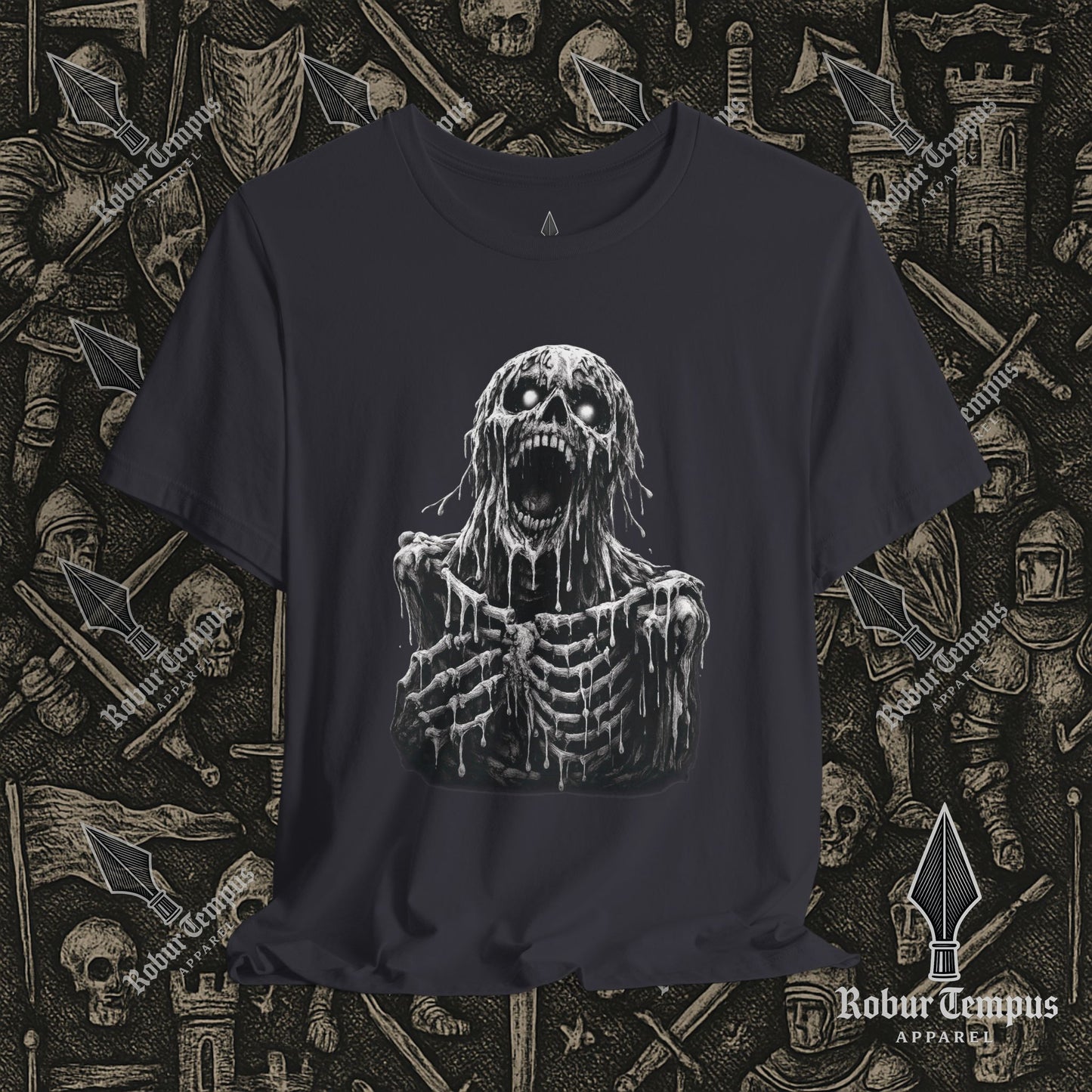 Screaming Skeleton Graphic T-Shirt