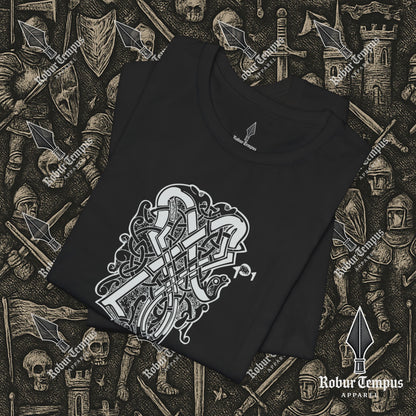 Nordic Dragon Pattern T-Shirt