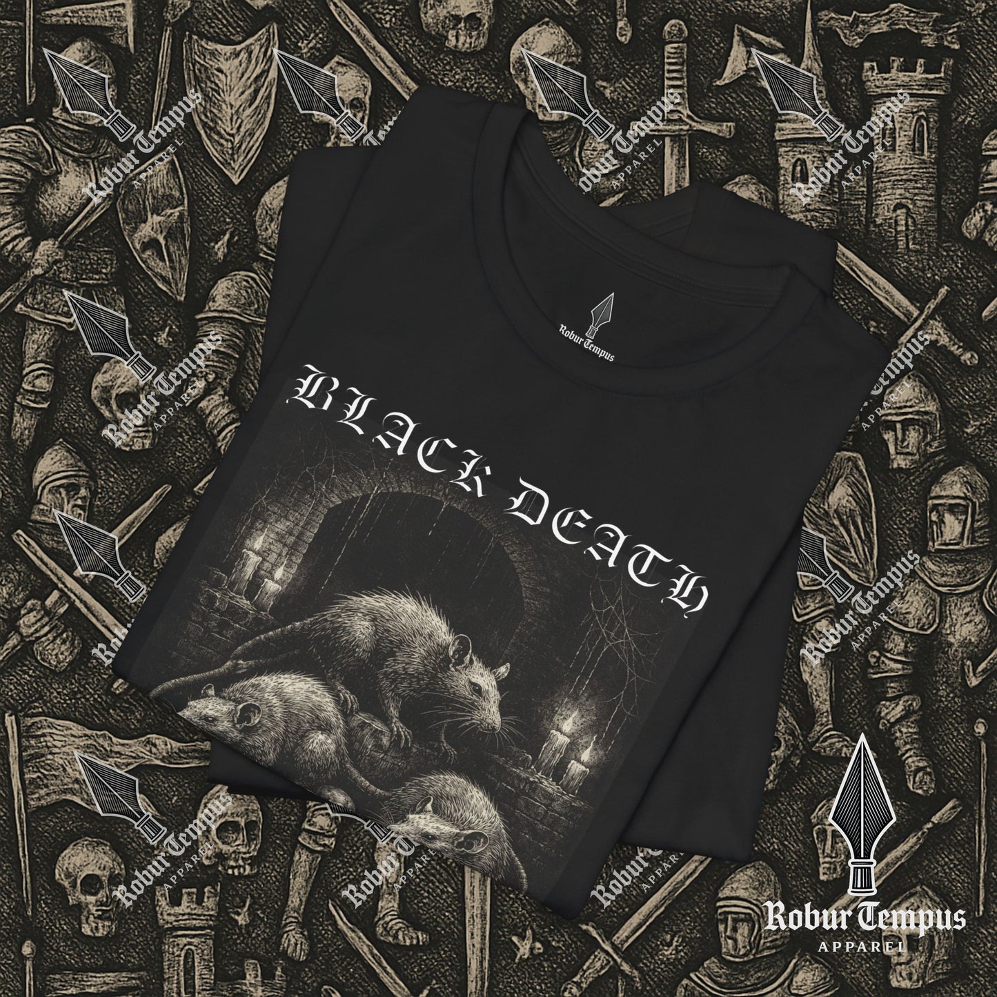 Black Death European Tour 2 Graphic T-Shirt