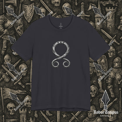 Steel Troll Cross Norse Charm Graphic T-Shirt