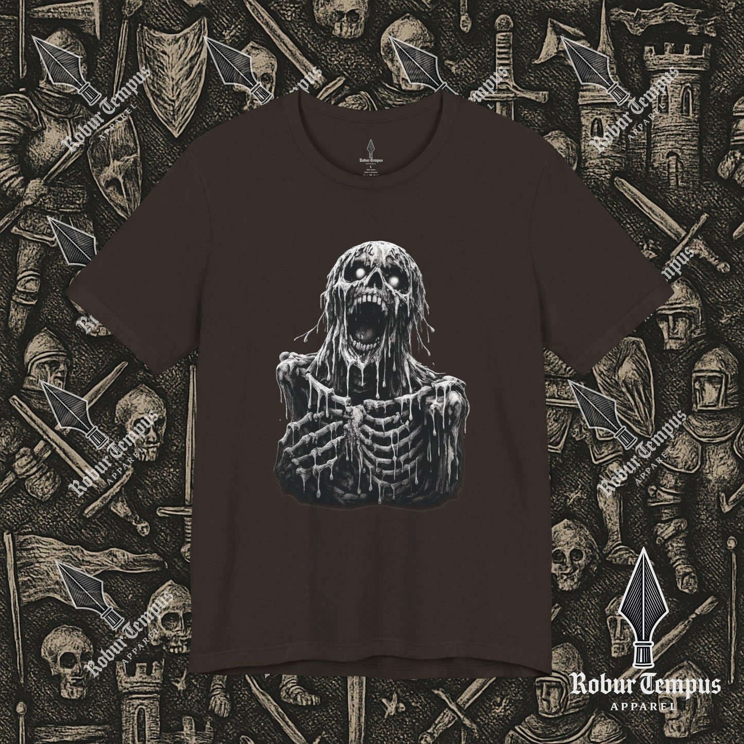 Screaming Skeleton Graphic T-Shirt