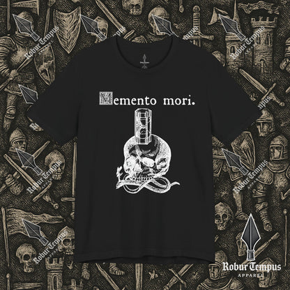 Memento Mori Skull Hourglass T-Shirt