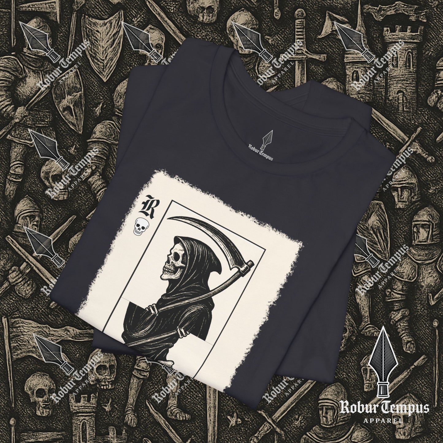 Grim Reaper Card T-Shirt