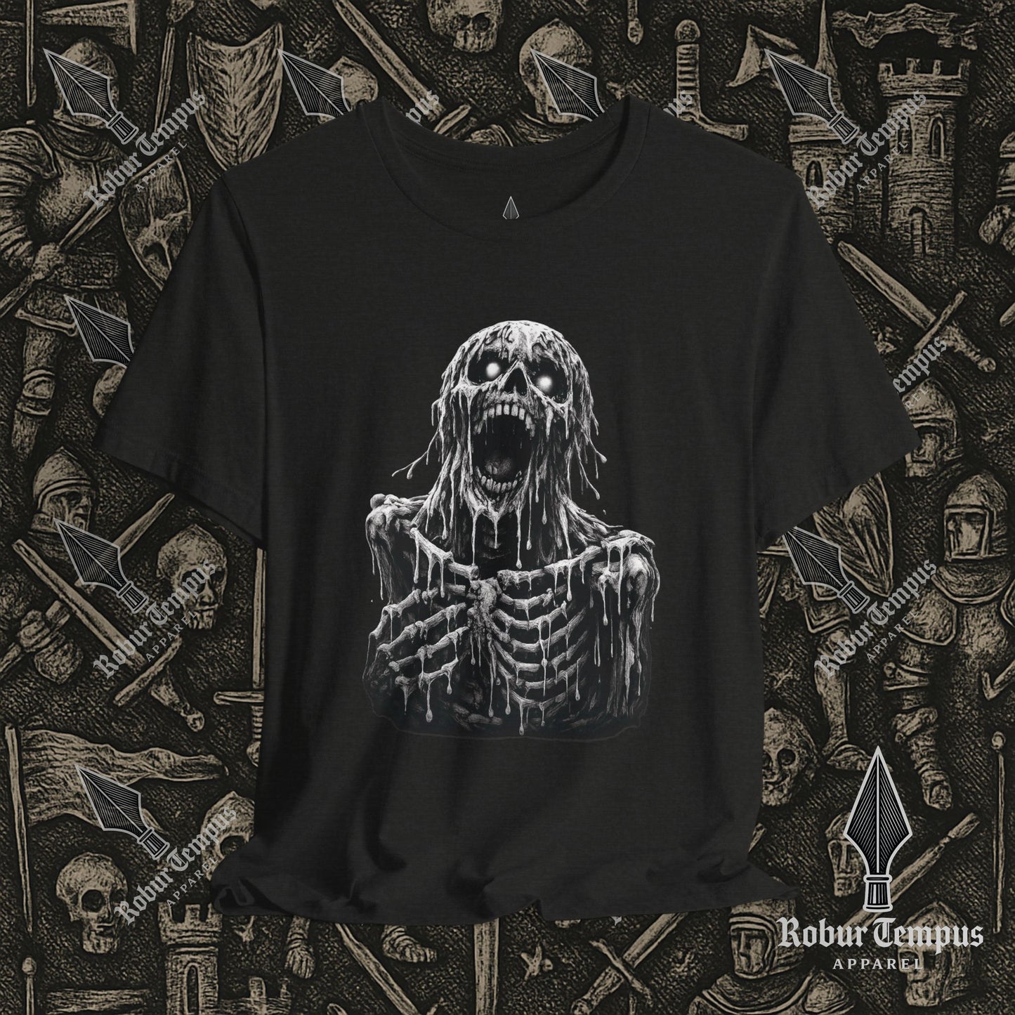 Screaming Skeleton Graphic T-Shirt