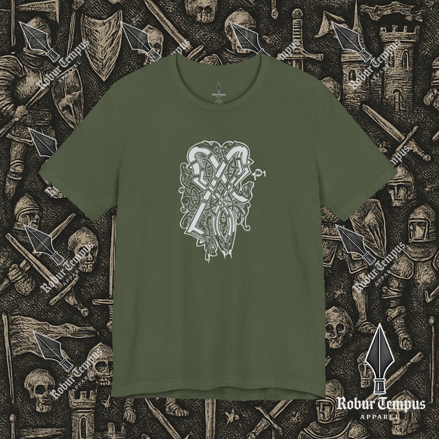 Nordic Dragon Pattern T-Shirt