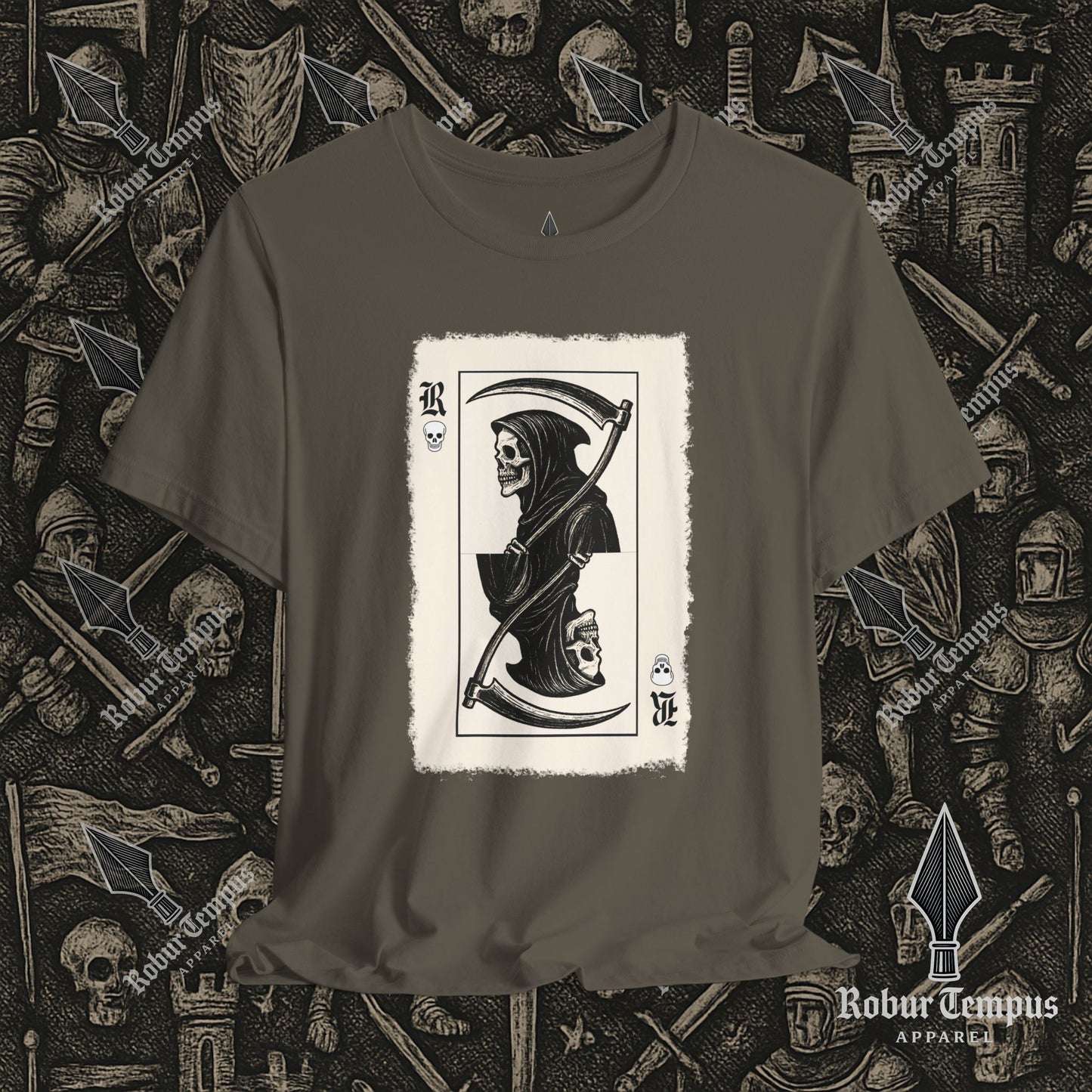 Grim Reaper Card T-Shirt