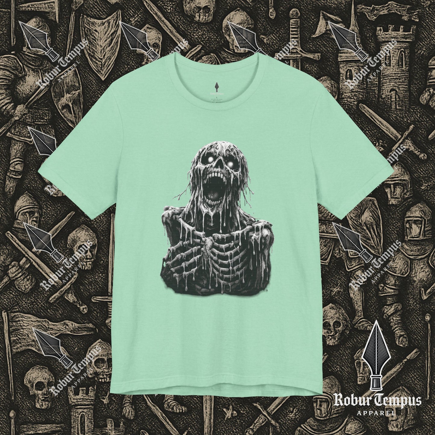 Screaming Skeleton Graphic T-Shirt