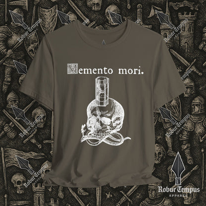 Memento Mori Skull Hourglass T-Shirt