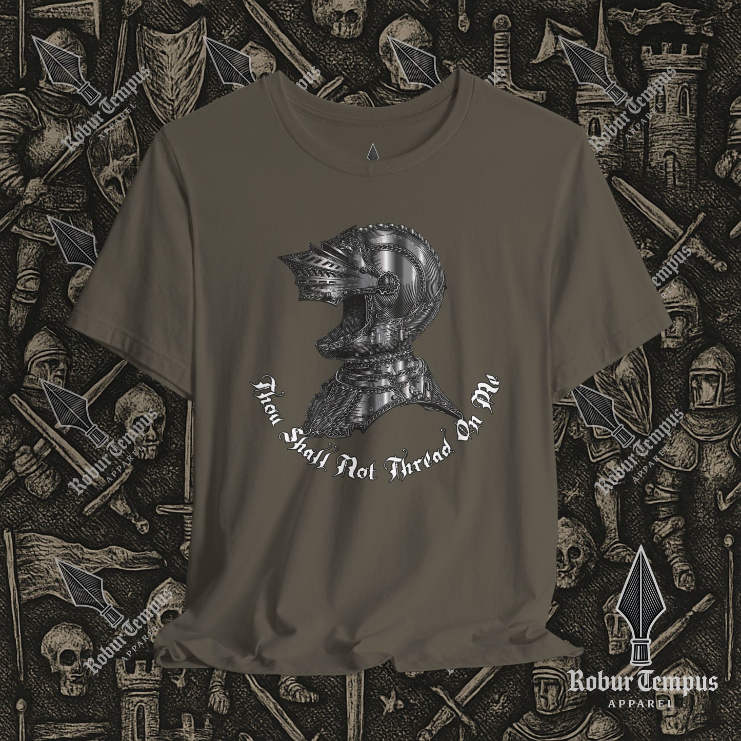 Thou Shall Not Thread On Me Helmet T-Shirt