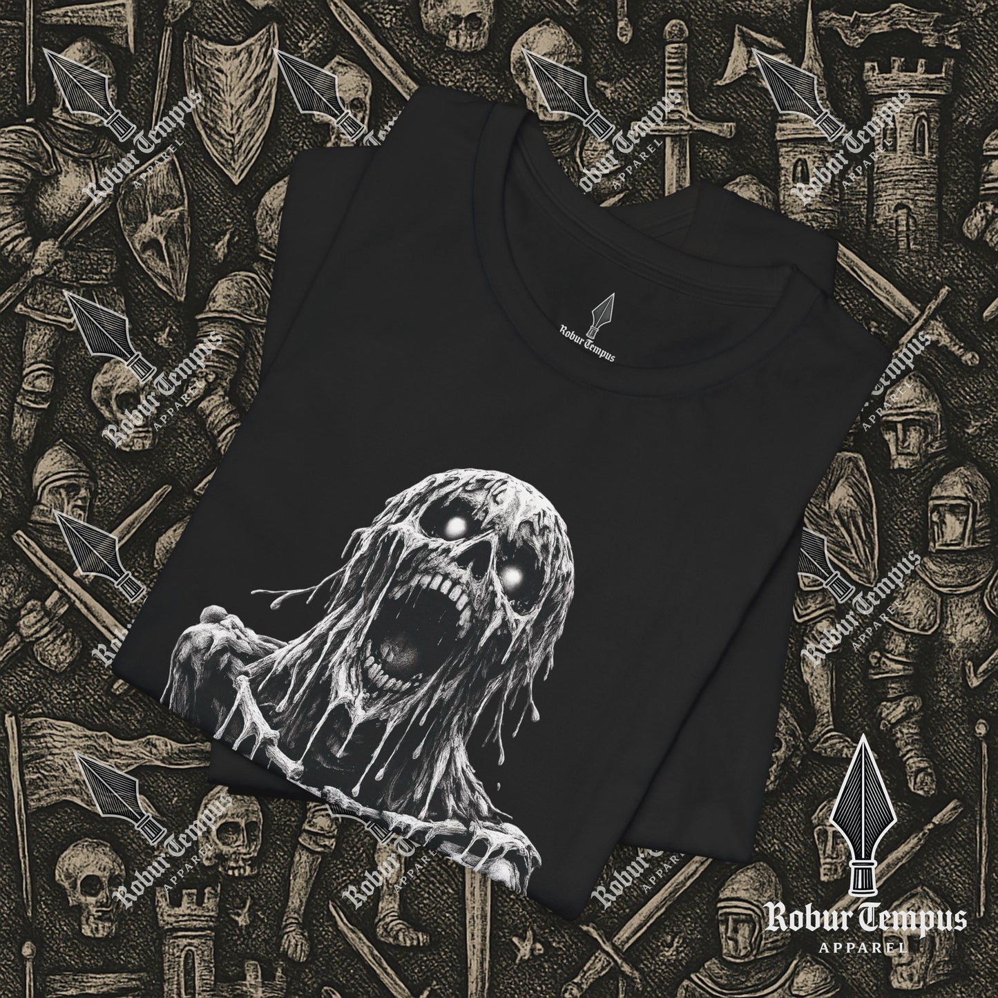 Screaming Skeleton Graphic T-Shirt
