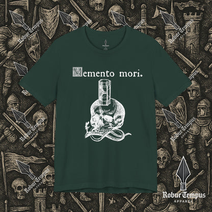 Memento Mori Skull Hourglass T-Shirt