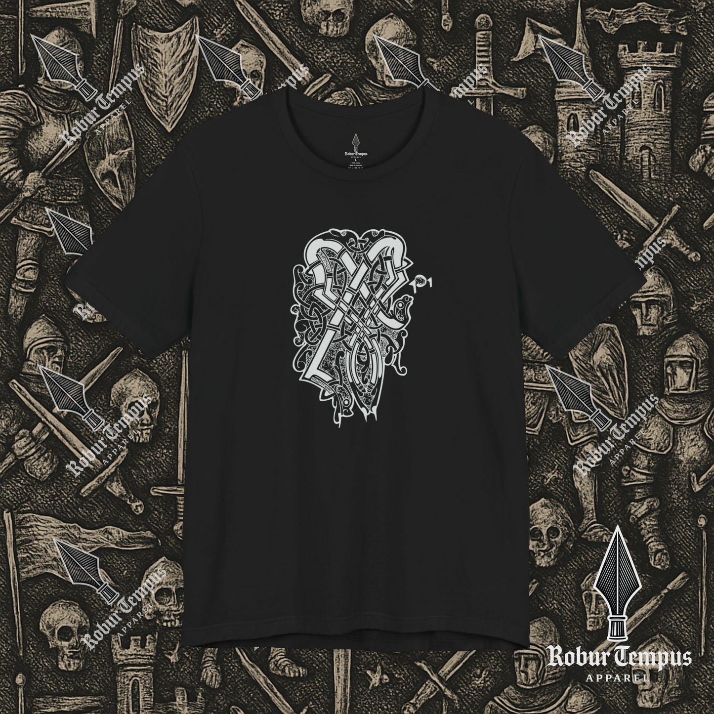 Nordic Dragon Pattern T-Shirt