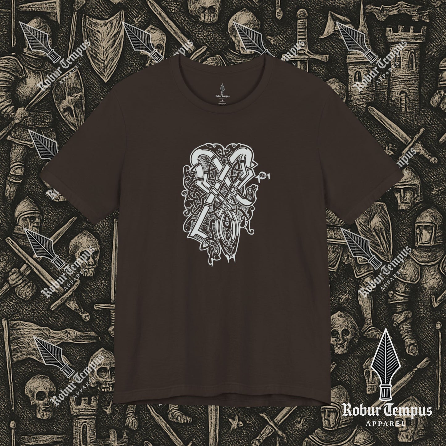 Nordic Dragon Pattern T-Shirt