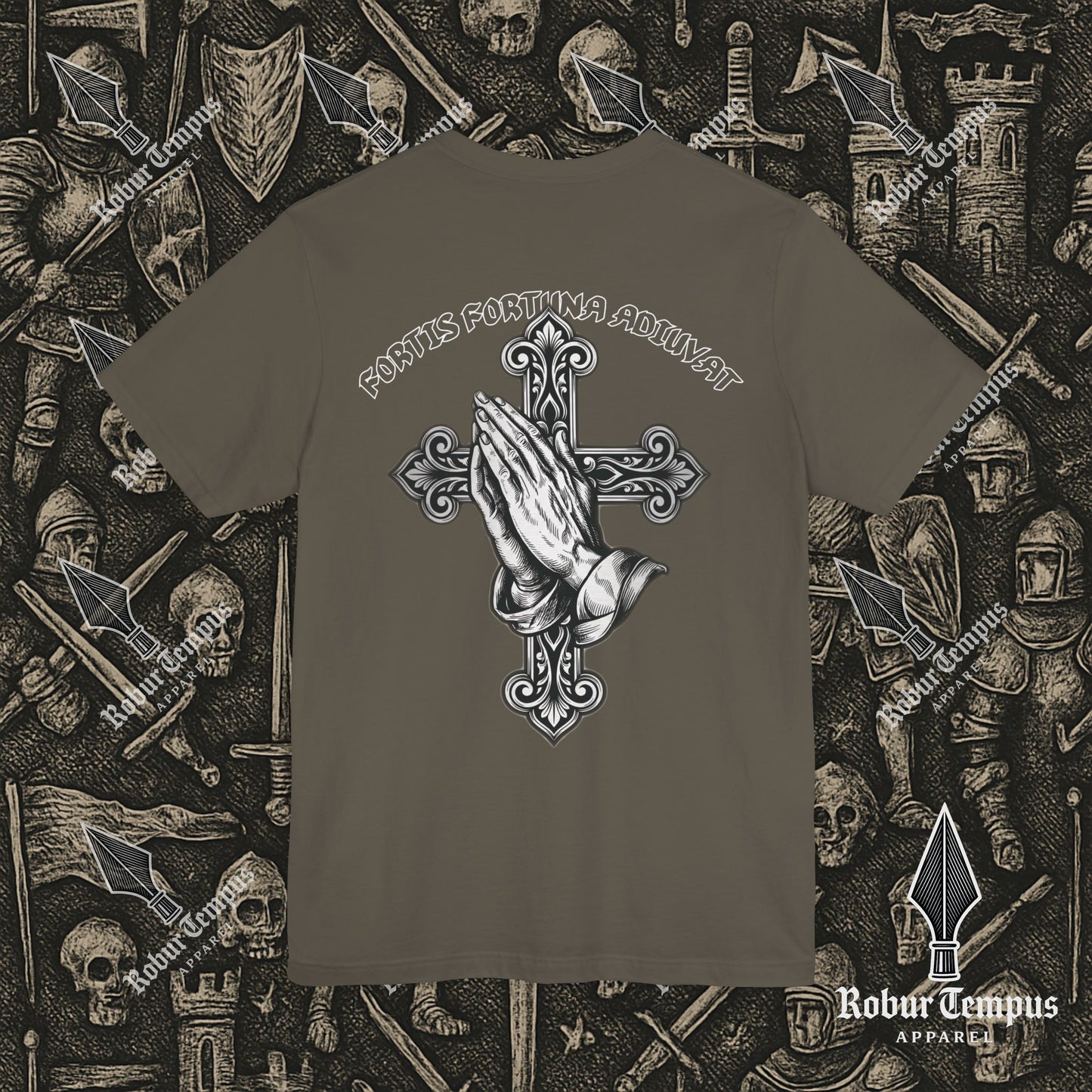 Fortis fortuna adiuvat back print T-Shirt