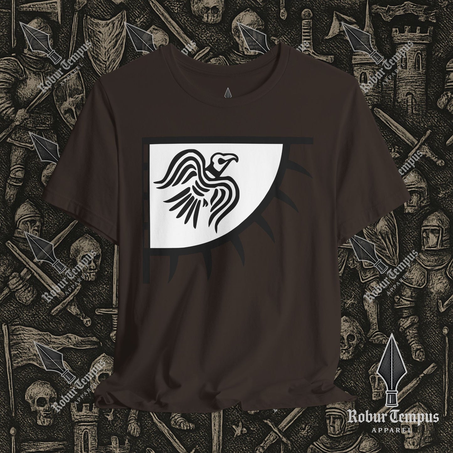 Norse Raven Banner Graphic T-Shirt