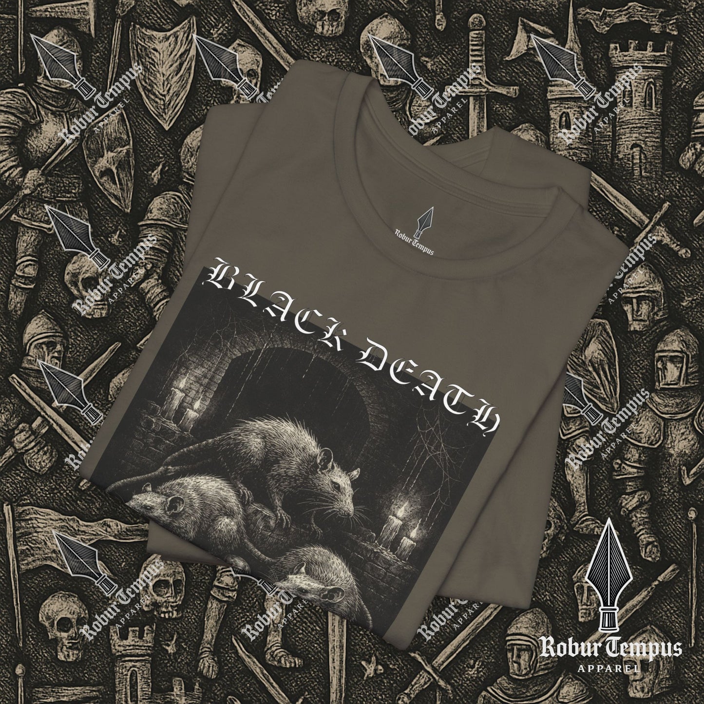 Black Death European Tour 2 Graphic T-Shirt