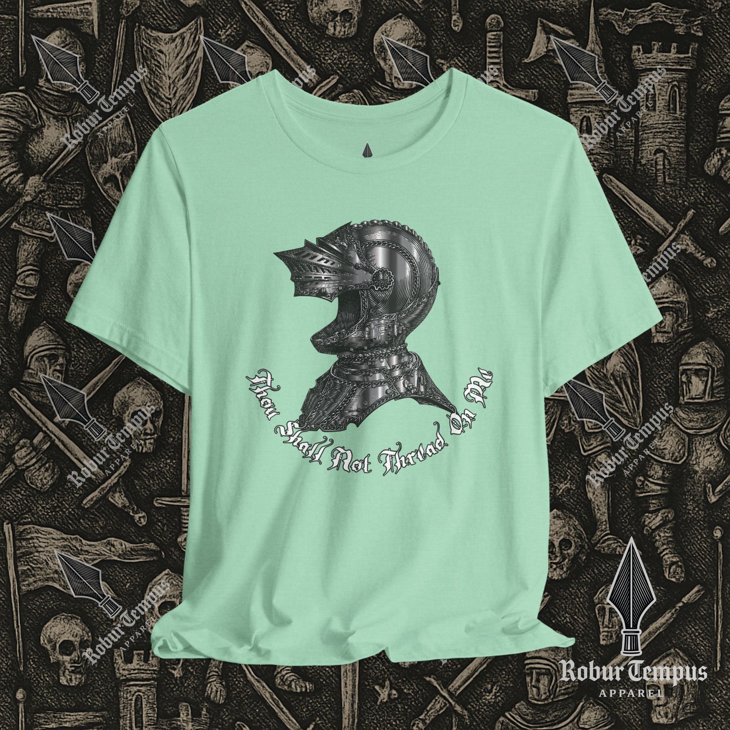 Thou Shall Not Thread On Me Helmet T-Shirt