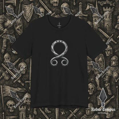 Steel Troll Cross Norse Charm Graphic T-Shirt